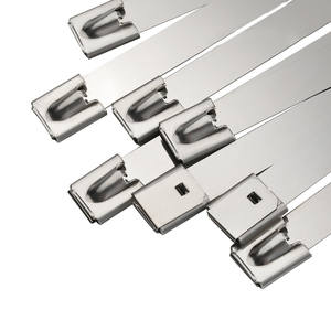 Attaches-câbles autobloquantes en acier inoxydable S304 S316 avec revêtement en nylon pour regroupement industriel - Product Image 5