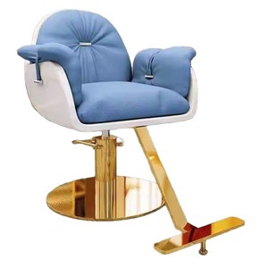 Fauteuil de Barbier Métallique Tendance avec Accoudoirs Rotatifs et Réglables pour Usage Commercial - Product Image 5