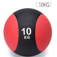 Pelota medicinal de goma sólida de PVC de alta calidad, pelota de Fitness para equilibrio de peso y ejercicio central