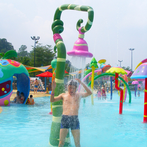 Giocattolo della spruzzata dell'acqua dell'attrezzatura del gioco del parco dell'acqua della vetroresina per la piscina - Product Image 1