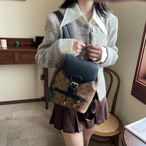 Sac à dos de luxe pour femme, fabriqué en PU, sac à bandoulière multifonctionnel pour les voyages avec doublure en polyester. 2846 - Product Image 3