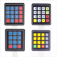 Clavier de commutation à Membrane pour imprimante, à matrice Flexible, avec couche d'impression numérique, bouton tactile, PET