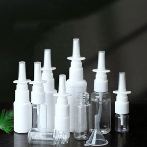Hot Sale 5ml 10ml 20ml Empty Transparent Rhinitis Anti Allergy Pointed Tip Plastic Nasal <b>Bottle</b> with Pump Sprayer - Product Image 5