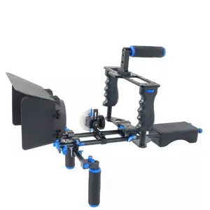 Sale Photo Studio Accessories Camera Stabilizer Support Cage Matte Box/Follow Focus D221 stabilization system DSLR Rig Movie Kit