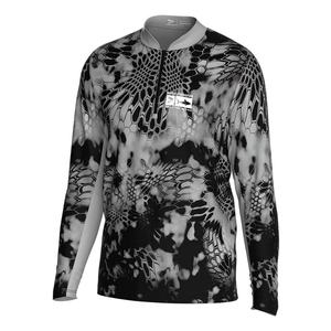 Traje de Pesca de Manga Larga con Sublimación de Peces para Camisetas con Estampado Personalizado, Protección Solar SPF 50, Ropa de Pesca de Secado Rápido - Product Image 1