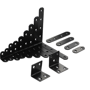 OEM <span class=keywords><strong>Petit</strong></span> support mural noir personnalisé en forme de L Supports de fixation de tuyau en métal avec support de montage <span class=keywords><strong>d</strong></span>'<span class=keywords><strong>angle</strong></span> Support en fer en acier inoxydable - Product Image 4