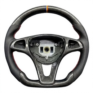 Volante Personalizado de Fibra de Carbono Real para Mercedes-Benz Clase GLC X253 C253 2016 2017 2018 2019 2020 2021 <span class=keywords><strong>2022</strong></span> 2023 - Product Image 5