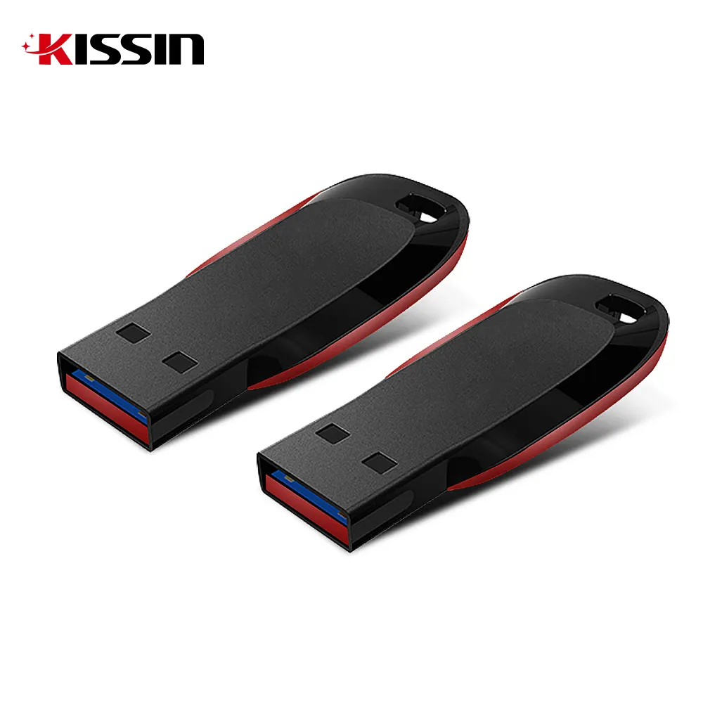 Kissin USB Flash Drive cle Pen Drive 128MB 256MB 512MB 1GB 2GB 4GB 8GB 16 GB 32GB 64 GB 128 GB Usb Stick Plastic Pendrive