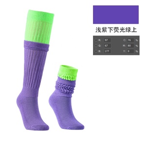 חדש כניסות טלאי צבע בועת מתאים לגברים נשים של הברך גרבי סתיו וחורף נמושה גרביים - Product Image 6