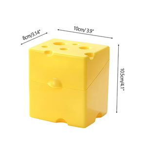 Wholesale Modern Design Cheese Storage Box with Flip Cover Fresh-keeping Kitchen and <b>Refrigerator</b> for Snacks Packaging Food - Product Image 4