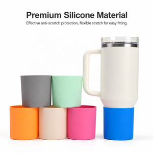 Funda Protectora de Silicona Extra Alta de 8.2cm para Vasos Stanley Quencher de 40oz y 30oz, <span class=keywords><strong>Accesorios</strong></span> para Vasos con Ajuste Profundo, Venta al Por Mayor - Product Image 2