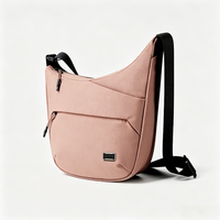 Sac bandoulière tendance pour femme, imperméable en nylon, multi-poches, sac messager de voyage