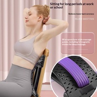 Attelle de soutien lombaire transfrontalière, correcteur de colonne vertébrale, dispositif d'alignement de la colonne vertébrale pour Pilates, étireur de taille pour yoga, masseur dorsal pour fitness