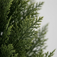 Sapins artificiels réalistes, écologiques, faits à la main, en pot, pour la décoration extérieure de Noël, Thanksgiving et du Nouvel An