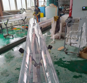 Hitze beständigkeit transparenter Quarzglasrohr-Ozon generator Hochtemperatur-Quarz rohr mit großem Durchmesser - Product Image 6