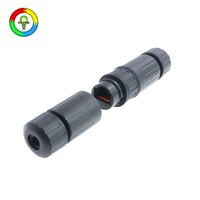 Conector Ethernet Mini M16 Impermeable RJ45 para Montaje en Panel, IP65, PA66, Nylon, Hembra, para Caja de Telecomunicaciones Exterior Compacta