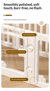 Corral de Acrílico para Perros, Diseño Nuevo, Jaula de Plástico, Valla para Mascotas, Seguro para Cachorros y Animales Pequeños - Product Image 2