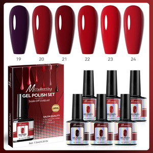6 unids/set 7,5 ml esmalte de uñas de Gel 60 colores desnudo neón <span class=keywords><strong>Rosa</strong></span> negro barniz semipermanente Soak Off UV Gel polaco Set para <span class=keywords><strong>manicura</strong></span> - Product Image 5