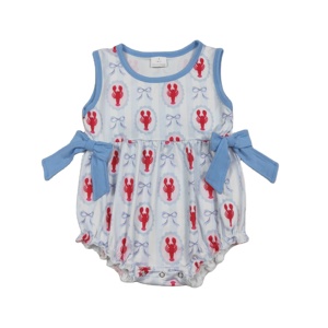 Combinaison à volants pour bébé fille nouveau-né, en coton et élasthanne, imprimé, décontractée, avec fermeture éclair, vêtements pour bébé - Product Image 1