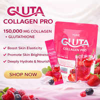 Échantillons Gratuits OEM – Poudre de Collagène Sans Sucre Goût Baies pour Éclaircissement et Blanchiment de la Peau au Glutathion