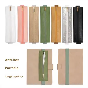 Étui à crayons en gros GF Factory avec bande élastique, porte-<span class=keywords><strong>stylo</strong></span> portable en papier <span class=keywords><strong>Dupont</strong></span>, pochette à stylos zippée, sac à crayons étanche - Product Image 5