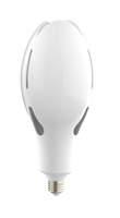 Bohlam LED SMD Bentuk Olive E27 30W-80W AC220-240V CRI80 20000 Jam Lampu Taman Luar Ruangan 3000K/4000K/6500K 3000 Lumens