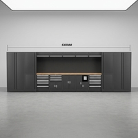 Armoire à outils en acier laminé à froid OEM personnalisée, capacité 500 kg, pour atelier de réparation automobile, système de rangement modulaire pour atelier industriel et garage