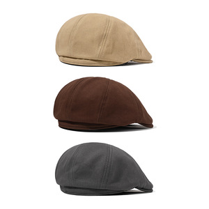 Berretto Vintage Unisex in Cotone Stile <span class=keywords><strong>Peaky</strong></span> <span class=keywords><strong>Blinders</strong></span>, Cappello da Pittore Britannico Occidentale per Donne e Uomini, Taglia Grande - Product Image 4