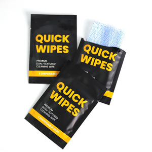 Lingettes nettoyantes pour chaussures en cuir jetables, emballées individuellement, avec sacs d'emballage, disponibles en marque privée OEM. - Product Image 5