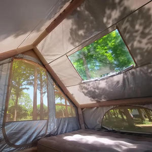 Tente de <span class=keywords><strong>camping</strong></span> gonflable pour 4 à 6 personnes, imperméable, installation rapide, grande tente gonflable, légère, portable, tente familiale pour l'extérieur - Product Image 2