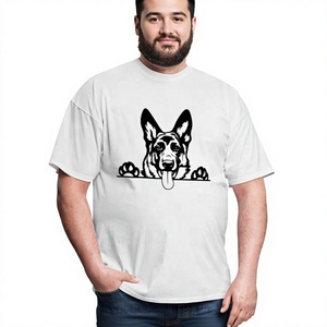 T-shirt en tricot pour homme 100% coton, durable, écologique, doux comme de la soie, col rond, impression personnalisée, fabrication en usine - Product Image 1