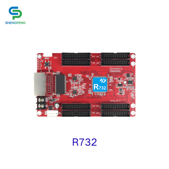 Huidu HD-R732 Receiving Card With 8*HUB320 Ports Sending Card for LED Display Screen and Video Wall