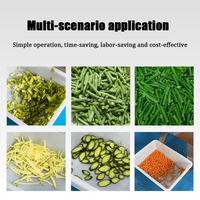 Máquina Cortadora de Vegetales Industrial Automática, Equipo Multifuncional para el Procesamiento de Vegetales para Cocina Centralizada