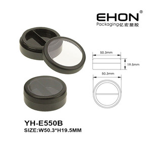 Envelope Production <b>Compact</b> Packaging Empty Single Eyeshadow Box Plastic Screw Cap Eye Shadow Palette Blush Container Makeup - Product Image 6
