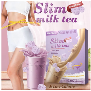 Thé au lait amincissant aux herbes saveur Taro OEM <span class=keywords><strong>pour</strong></span> la perte de poids, le ventre plat, la détoxification et la combustion des graisses abdominales - Product Image 6
