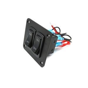 Interruptores basculantes <span class=keywords><strong>de</strong></span> 2 posiciones, Panel <span class=keywords><strong>de</strong></span> interruptor <span class=keywords><strong>de</strong></span> palanca <span class=keywords><strong>de</strong></span> 2 vías, amplificador para coche, barco, yate, Atv, Utv, Camper, caravanas, camión marino - Product Image 6