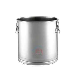 Olla y barril de acero inoxidable de tamaño y forma personalizados industriales con asa, tapa y <span class=keywords><strong>pies</strong></span> - Product Image 1