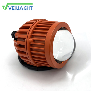 Phare de moto à lentille de projecteur LED tricolore de 2 pouces, phares bi-LED de 2 pouces avec lentille bleue, violette et jaune en option D50B - Product Image 1