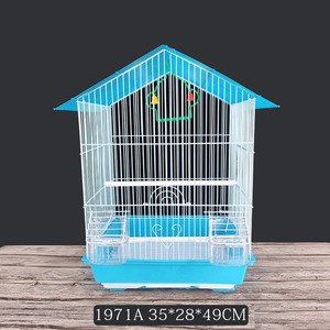 Grande gabbia per uccelli con filo portatile per animali da Cocktail gabbia di allevamento per uccelli piccoli uccelli - Product Image 5