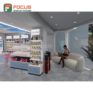 Servicio Integral para Tiendas Minoristas: Expositor de Piso de Madera Sólida, Solución Integral para Diseño de Tiendas de Cosméticos - Product Image 4
