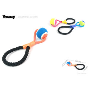 Jouet en corde de coton Yommy 32cm pour chiens, jouet à mâcher pour animaux de compagnie - Product Image 4
