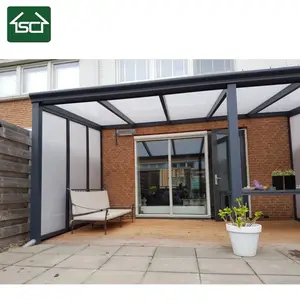 CE certificado Holanda DIY impermeable gazebo pérgola aluminio al aire libre