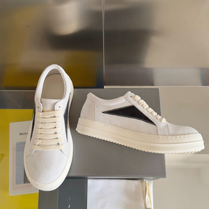 Zapatillas de hombre Owens de alta calidad, estilo europeo-americano, de lona, de caña baja, para primavera-verano, calzado plano de boca baja para caminar. - Product Image 5