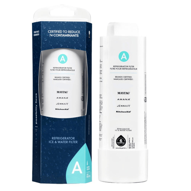 Activated Carbon Refrigerator Water Filter for Household Use Plastic Material 6-Month Filter Life 300 GPD Flow Rate 1 Year