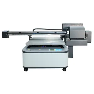Kleur Dtf Label Printer Huisdier Film Xp600 I3200 Print Head Flatbed A4 A3 Op Lederen Flessen Telefoon Hoesje 9060 UV Printer Machine