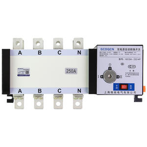 Commutateur de transfert automatique Gongli 4P 250A triphasé quatre fils ATS380V, interrupteur double alimentation de qualité PC - Product Image 3