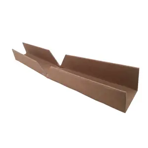 Protectores de esquinas de cartón en forma de U para protección de esquinas de papel curvado