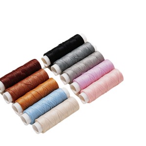 Fil ciré rond en polyester 0,35 mm, fil à coudre durable pour la réparation de vêtements DIY et l'usage domestique - Product Image 5