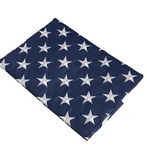 High Quality 210D Oxford Material 2 Grommets American 90x150cm Outdoor USA Embroidery 210D <b>Flag</b> - Product Image 2