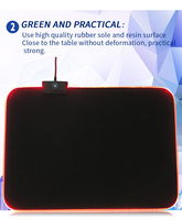 Grosir Disesuaikan Led Tumbuh Alas Mouse Meja Tikar Karet Gaming RGB Mouse Pad